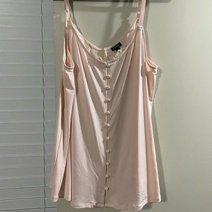 Torrid 2XL blush button strap top